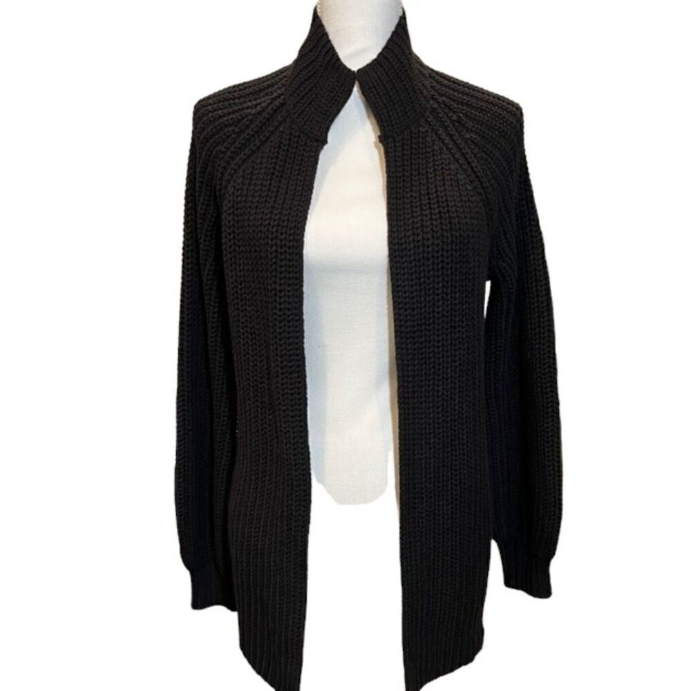 Haven Women's Knit Long Cardigan Black Size Small‎